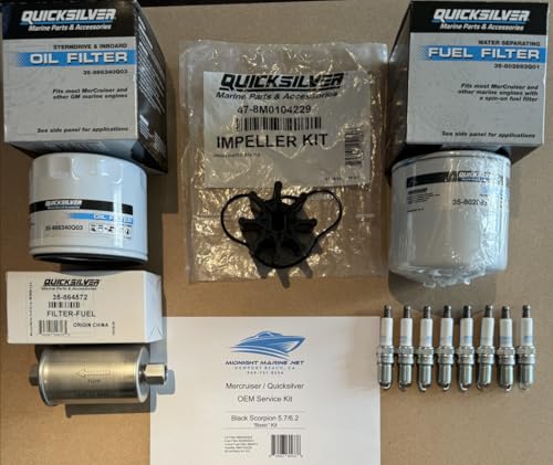 Black Scorpion 5.7L/6.2L Quicksilver OEM Service Kit Mercruiser