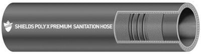 Shields Premium Rubber Sanitation Hose - Series 101 (Size: 1 1/2" x 12 1/2')