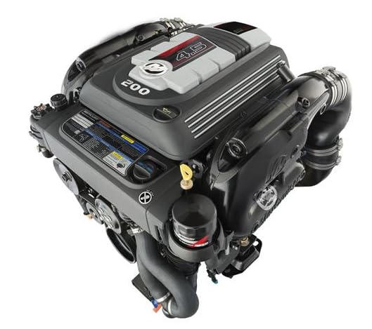 4.5L / 6.2L MPI (2014)+ Mercruiser Maintenance Kit 200/250/300/350 EC (Alpha or Bravo) Midnight Marine: Fuel & Oil Filter(s), Impeller, and NGK Spark Plugs