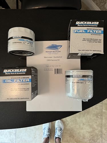 Quicksilver Filter Fuel 802893Q01 & Oil 866340Q03 OEM Mercuruiser Filter