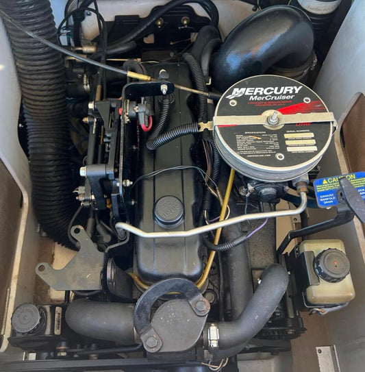 Mercruiser 3.0L / LX OEM Service Kit Alpha One Gen 2/Delco EST IGN: Fuel & Oil Filter, Alpha Impeller Kit, Distributor Cap/Rotor, Spark Plugs, & Wires Bayliner SeaRay Larson